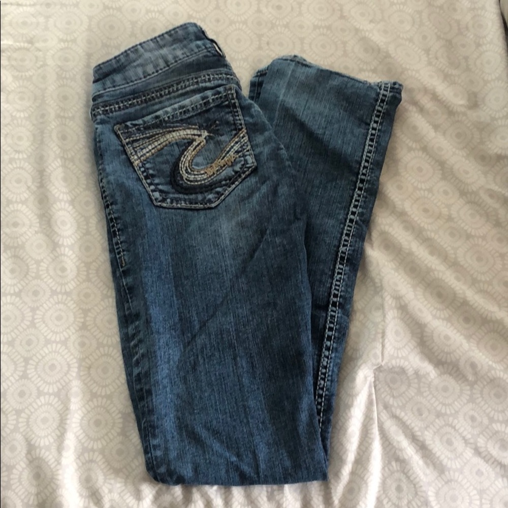 Silver jeans